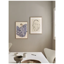 Sofia Lind Blue Stripe At Concorde Poster - 50x70cm | Modern Art Print | The Poster Club 13 The Poster Club Sofia Lind, Blue Stripe At Concorde - 50x70cm