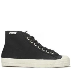 Novesta Star Dribble High Top Trainer In Black