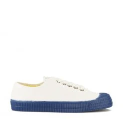 Novesta Star Master Colour Sole Plimsolls Sneakers (White/Navy)
