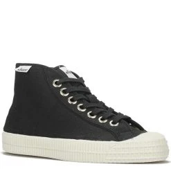 Novesta Star Dribble High Top Trainer In Black
