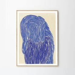 The Poster Club Rebecca Hein, Deep Blue - 40x50