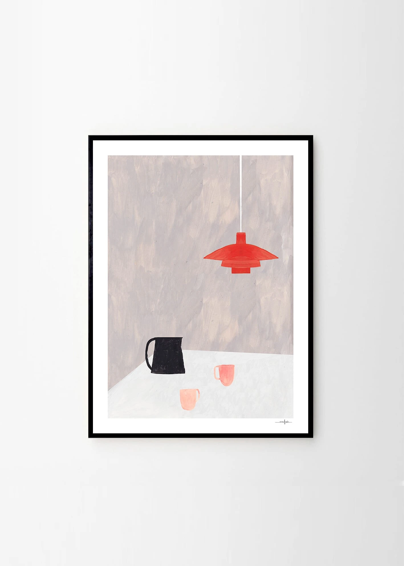 The Poster Club Ana Frois Orange Pendant Art Print - 30x40cm | Modern Home Decor 5 The Poster Club Ana Frois, Orange Pendant - 30x40cm