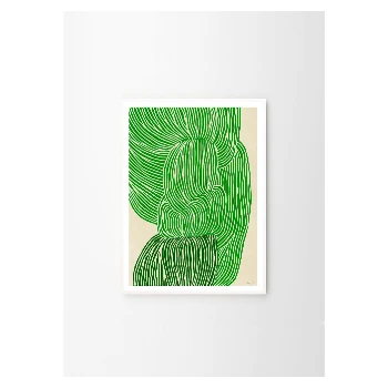 The Poster Club Rebecca Hein, Green Ocean - 40x50 | Modern Art Poster | Home Decor 9 The Poster Club Rebecca Hein, Green Ocean - 40x50